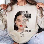 Selena Gomez Sweatshirt For Fans Gifts For Sister Merch Apparel - Lilybirchmarket