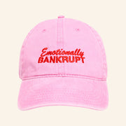 Selena Merch Emotionally Bankrupt Embroidered Hat Cool Gifts For Sister - Lilybirchmarket