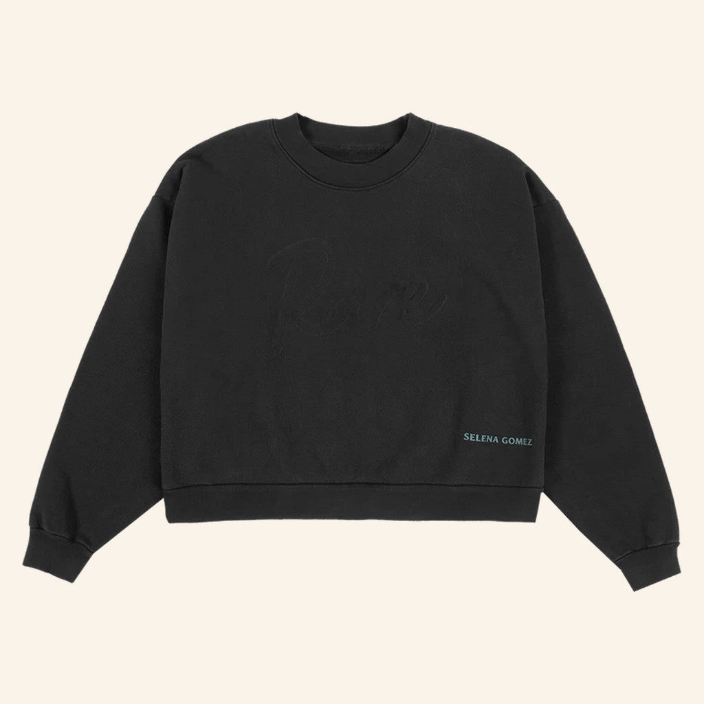Selena Merch Rare Embossed Cropped Sweatshirt Gifts For Girlfriend - Lilybirchmarket