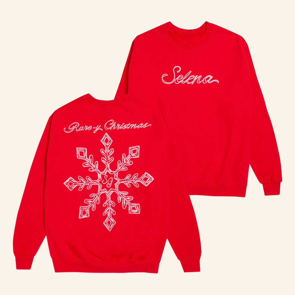 Selena Merch Rare Y Christmas Crewneck Sweatshirt Unique Gifts For Music Lovers - Lilybirchmarket