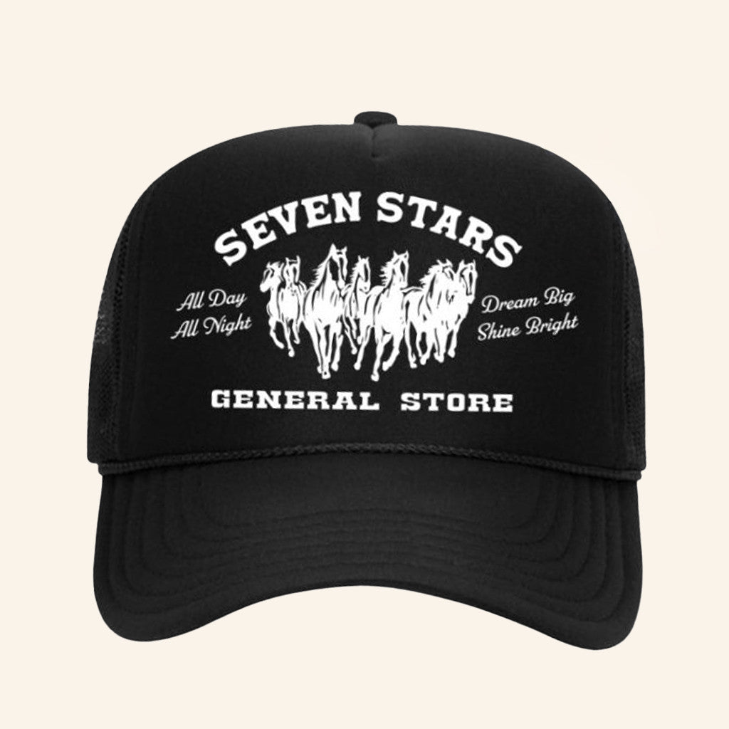 Seven Stars General Merch Seven Stars General Trucker Hat Christmas Gift Ideas For Boyfriend - Lilybirchmarket