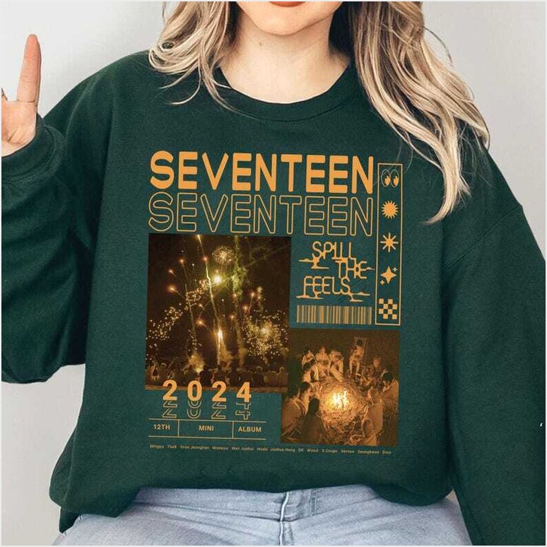 Seventeen Spill The Fells Album Graphic Sweatshirt Seventeen Right Here World Tour Shirt Gifts For Him - Lilybirchmarket