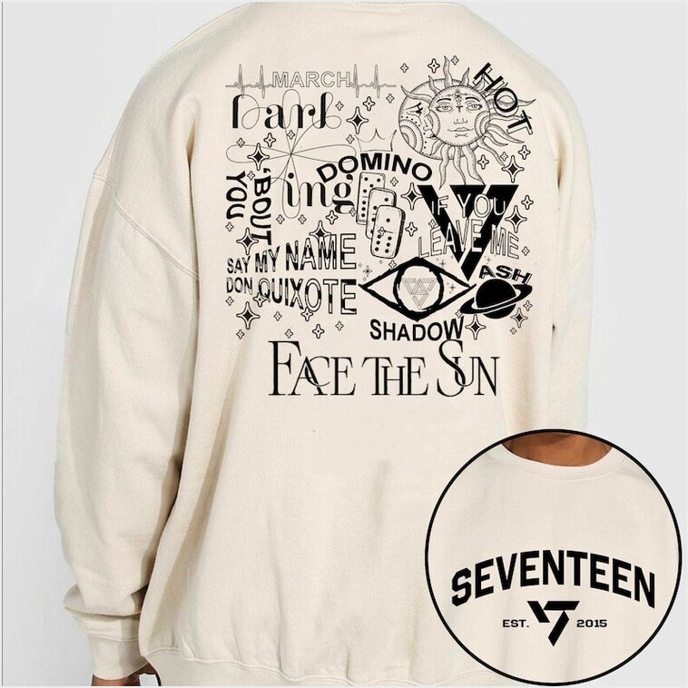 Seventeen Track List Album 2022 Sweatshirt Face The Sun Track List Shirt Gifts For Brother - Lilybirchmarket