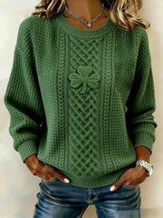  Shamrock Celtic Knot St Patrick Sweatshirt St Patrick's Day Apparel Gifts For Daughter - TradiViet