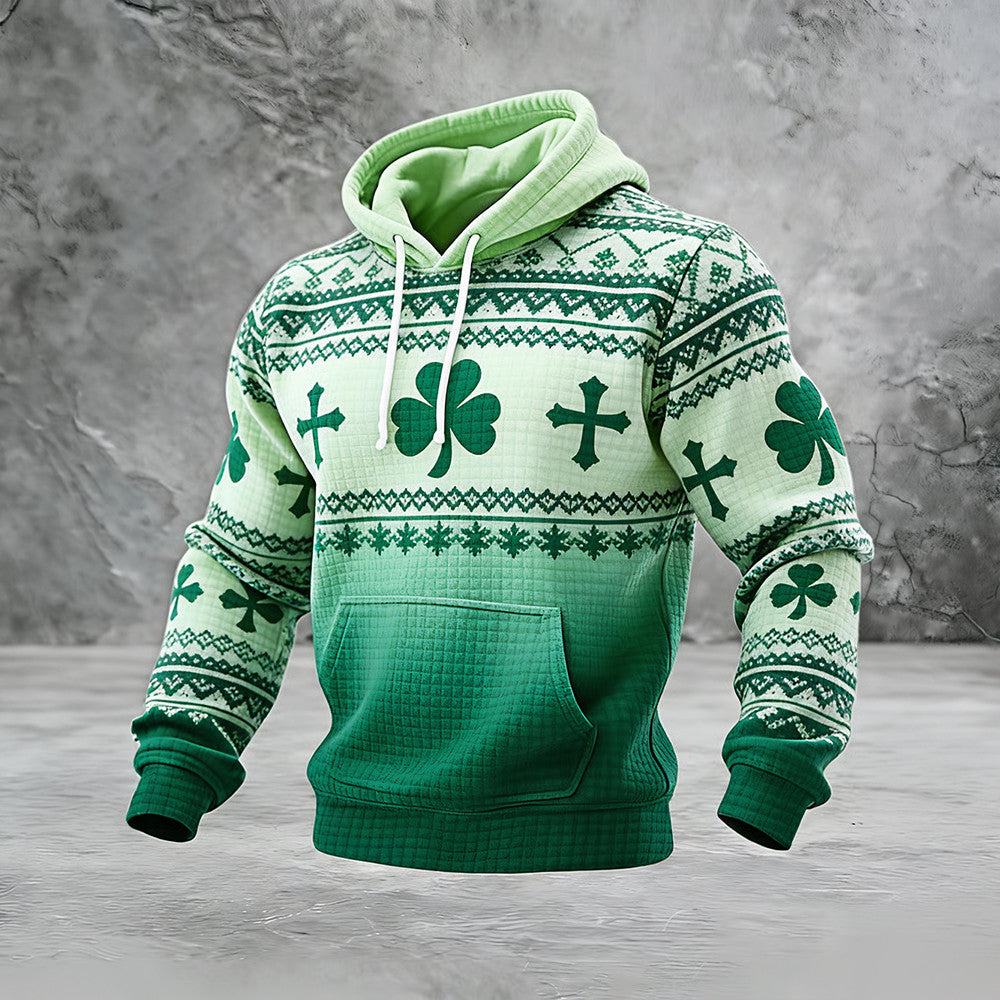 Shamrock Design St Patrick's Day 2026 Hoodie Saint Patricks Day Outfits Cool St Paddys Day Gift - Lilybirchmarket
