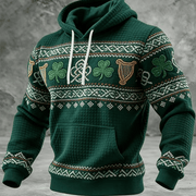 Shamrock Graphic Design Hoodie St Patrick's Day Outfit Father Gift Ideas - Lilybirchmarket