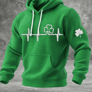 Shamrock Heartbeat Shamrock Hoodie St Patrick's Day Apparel Unique Gift For Boy - Lilybirchmarket