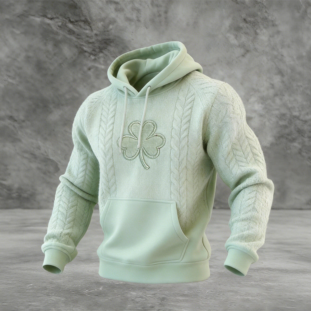 Shamrock St Patrick's Day Hoodie Saint Patrick's Day 2026 Apparel Cool Gift For Boyfriend - Lilybirchmarket