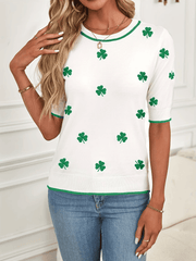  Shamrock T-Shirt Forever Irish Saint Patrick's Day T-Shirts St Patrick's Day Present Ideas - TradiViet