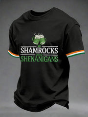  Shamrocks And Shenanigans T-Shirt Funny St Patrick's Day Shirts Gifts For Holiday - TradiViet