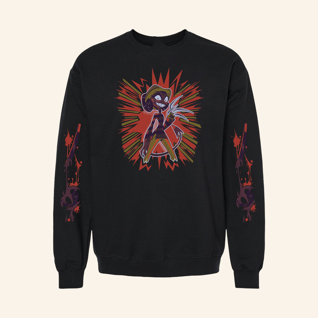 Shark Robot Merch Barbie Wire Halloween Slasher Crewneck Sweatshirt Gifts For Her - Lilybirchmarket