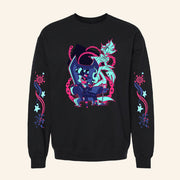 Shark Robot Merch Crimson Cozy Winter Crewneck Sweatshirt Xmas Gifts For Husband - Lilybirchmarket