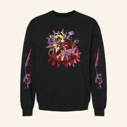 Shark Robot Merch Moxxie And Millie Halloween Slasher Crewneck Sweatshirt Gifts For Him - Lilybirchmarket