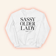 Sharon Mcmahon Merch Sassy Older Lady White Sweatshirt Friends Gifts - Lilybirchmarket