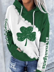 Shenanigans Coordinator Hoodie Shamrock Hooded Sweatshirt Best St Patrick's Day Gifts For Her - Lilybirchmarket