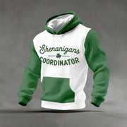 Shenanigans Coordinator St Patrick's Day Hoodie Happy Saint Patrick's Day Apparel Gift For Men - Lilybirchmarket
