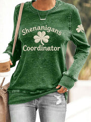 Shenanigans Coordinator Sweatshirt Irish Festival St Patrick's Apparel Celtic Irish Gifts - TradiViet