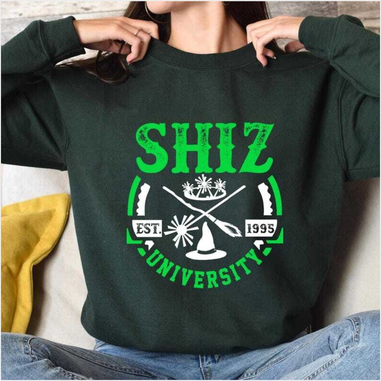 Shiz University College Sweatshirt Wicked The Musical Movie Gifts For BFF Trendy Merch - Lilybirchmarket
