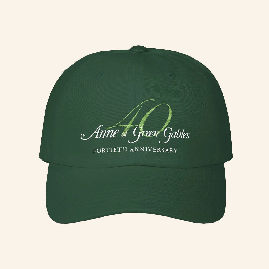 Shop At Sullivan Merch Anne Of Green Gables 40Th Anniversary Baseball Hat Embroidered - Lilybirchmarket