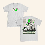 Shop Kyle Larson Merch 2025 Australian Tour 1K Design White T-Shirt Gifts For Him - Lily Birch Market