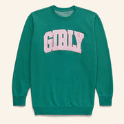 Shop Toast Merch Girly Crewneck Sweatshirt Green Christmas Gifts For Friend - Lilybirchmarket