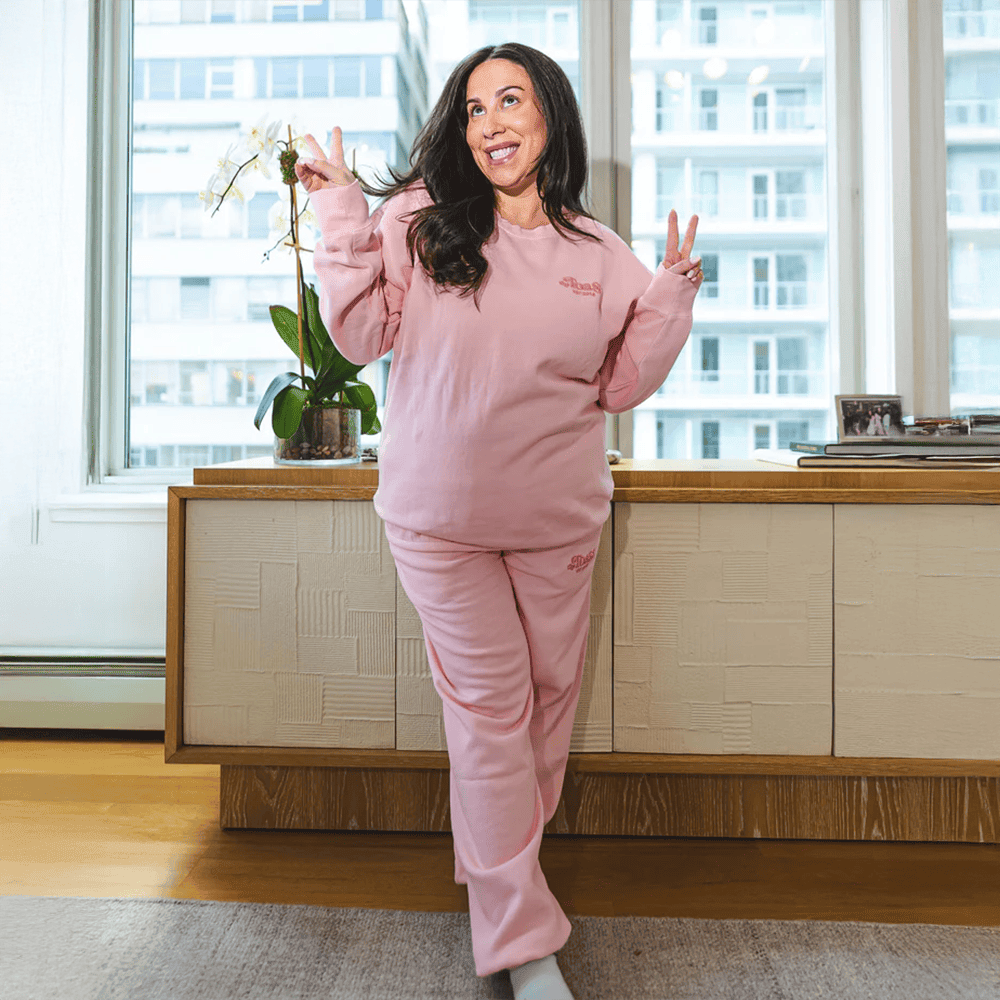 Shop Toast Merch Pink Toasty The Toast Est 2028 Sweatshirt And Sweatpant Sets Gifts For Mom - Lilybirchmarket