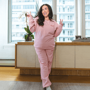 Shop Toast Merch Pink Toasty The Toast Est 2028 Sweatshirt And Sweatpant Sets Gifts For Mom - Lilybirchmarket