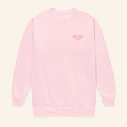 Shop Toast Merch The Toast Logo Crewneck Light Pink Sweatshirt Christmas Gifts For Her - Lilybirchmarket