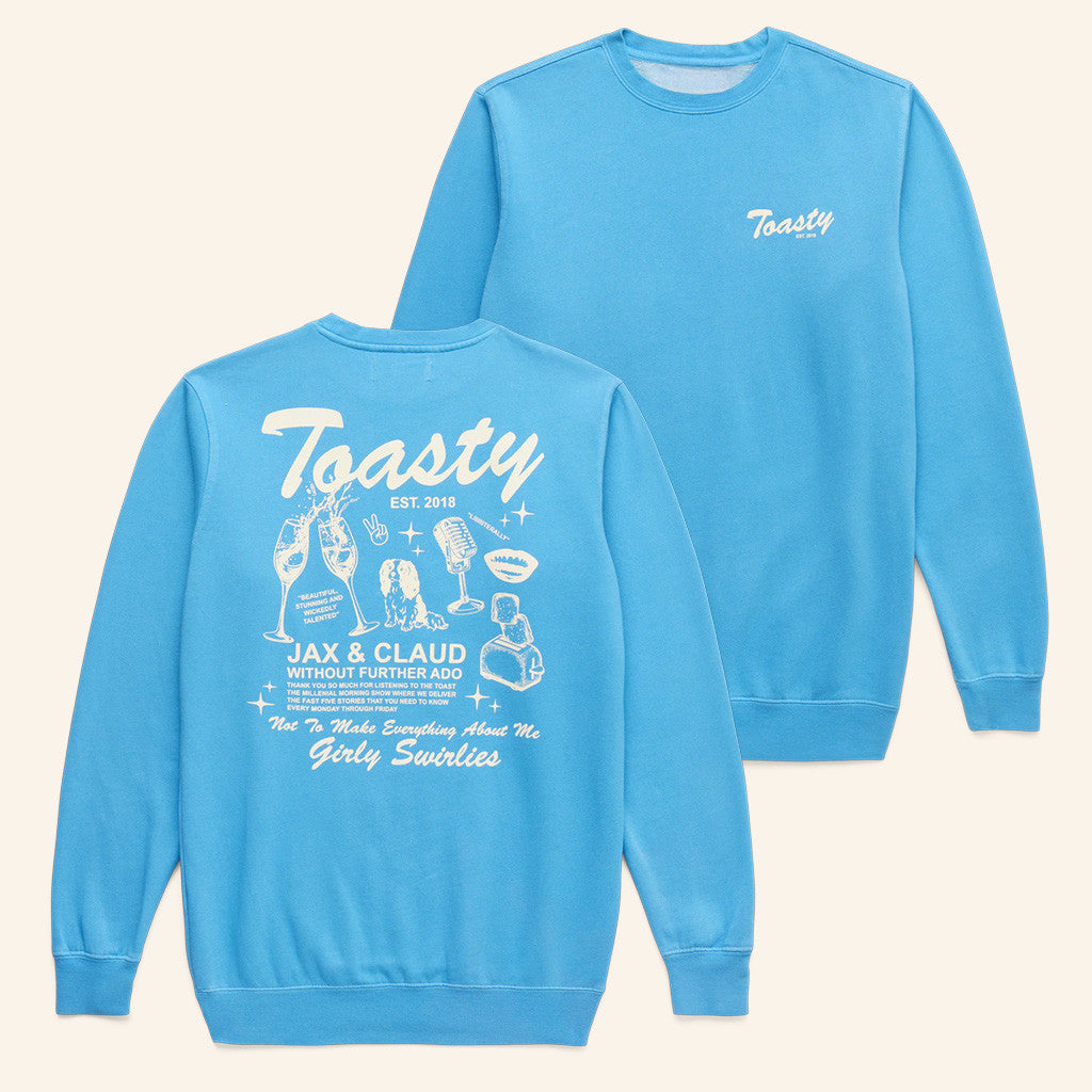 Shop Toast Merch Toasty Crewneck Sweatshirt Presents For Boyfriend - Lilybirchmarket