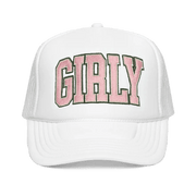 Shop Toast Merch White Girly Embroidered Trucker Hat Gifts For Girlfriend - Lilybirchmarket
