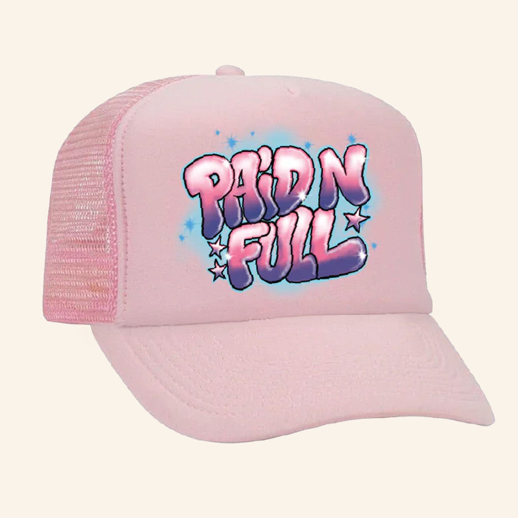 Shoreline Mafia Merch Ohgeesy Geezyworld Truck Hat Paid N Full Hat Pink Gifts For Hip Hop Fans - Lilybirchmarket