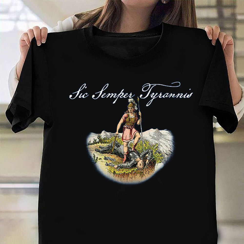 Sic Semper Tyrannis Shirt Virginia Tee Shirts For Sale Sic Semper Tyrannis Merchandise - Lily Birch Market