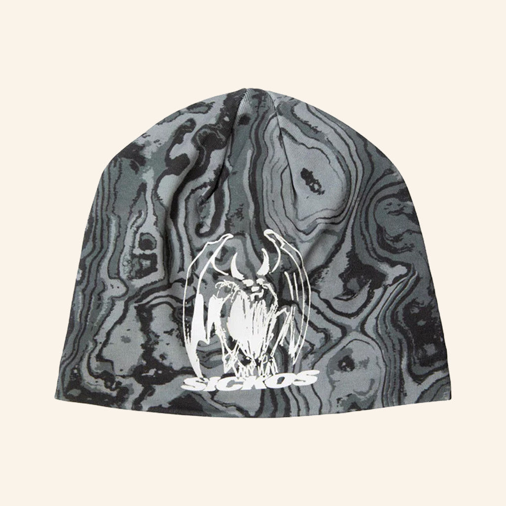 Sickos Merch Liquid Chrome Beanie Unique Birthday Gift For Brothers - Lilybirchmarket