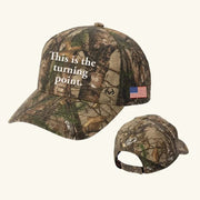 Signed Charlie Kirk Hat Camo Embroidered This Is The Turning Point Hat Freedom Merch Dad Gifts - Lilybirchmarket
