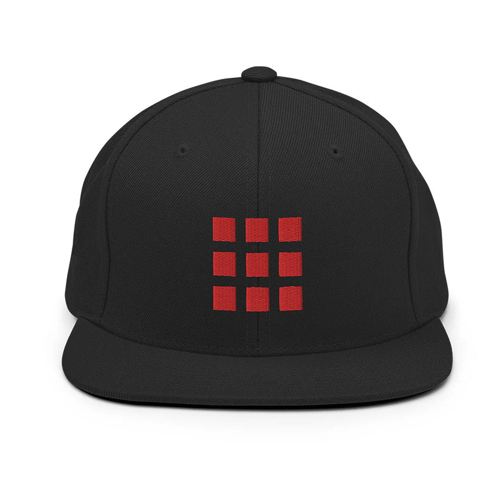 Silent Hill Merch Embroidered Red Square Snapback Hat Gift Ideas For Boyfriend - Lilybirchmarket