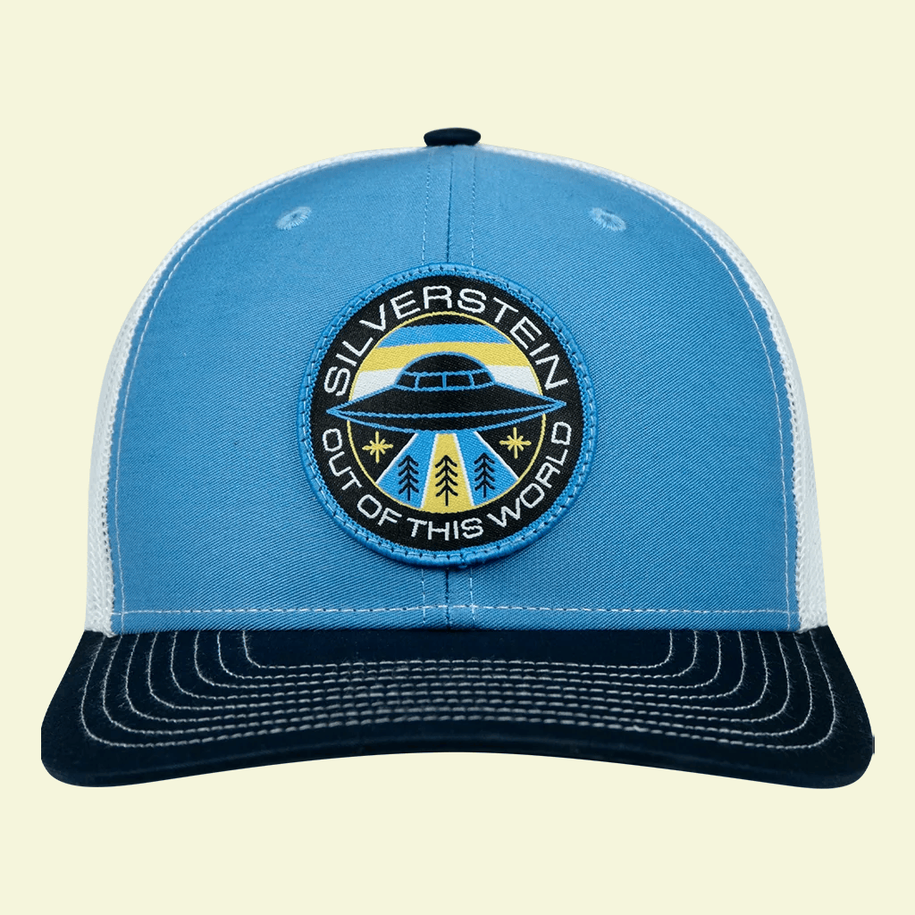 Silverstein Merch Embroidered UFO Trucker Hat Gifts For Band Fans - Lilybirchmarket