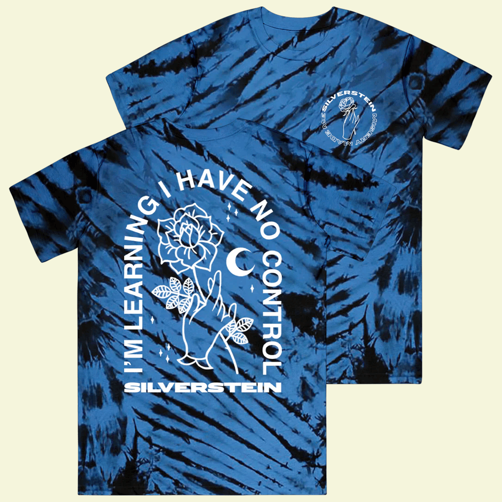 Silverstein Merch I'm Learning I Have No Control Blue Dye T-Shirt Present For Husband - Lily Birch Market