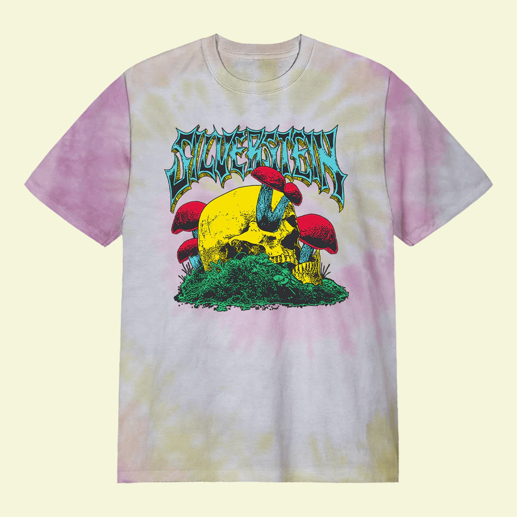 Silverstein Merch Skull Shroom Tie Dye T-Shirt Gifts For Band Fans - Lily Birch Market