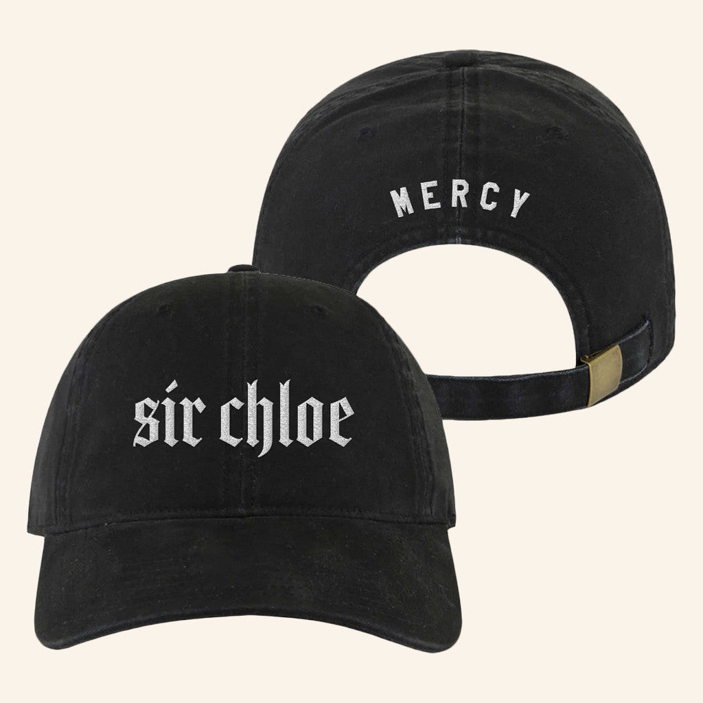 Sir Chloe Music Merch Mercy Embroidered Hat Presents For Dad - Lilybirchmarket