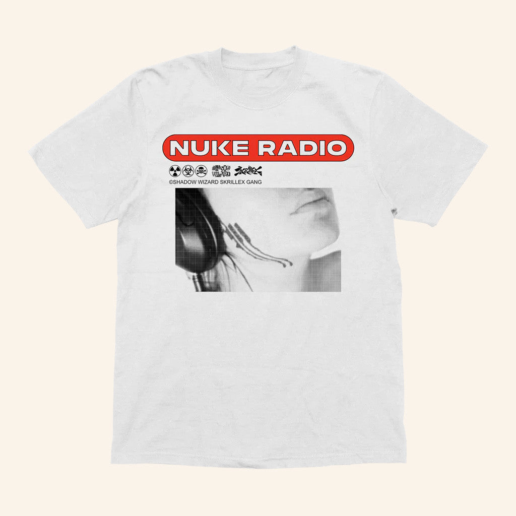 Skrillex Merch Eardrum T-Shirt Nuke Radio Shirt Gifts For DJ Fans - Lily Birch Market
