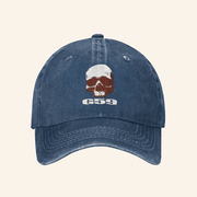 Skull Baseball Denim Blue 59 Cap - Lilybirchmarket