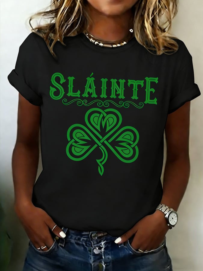  Slainte Irish St. Patrick's Day Shamrock Shirt Saint Paddy's Day Shirts Lucky Clover Gift - TradiViet
