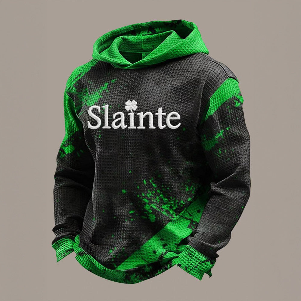 Slainte St Patrick's Day Hoodie St Patrick's Day 2026 Hooded Sweatshirt Gift For Husband - Lilybirchmarket