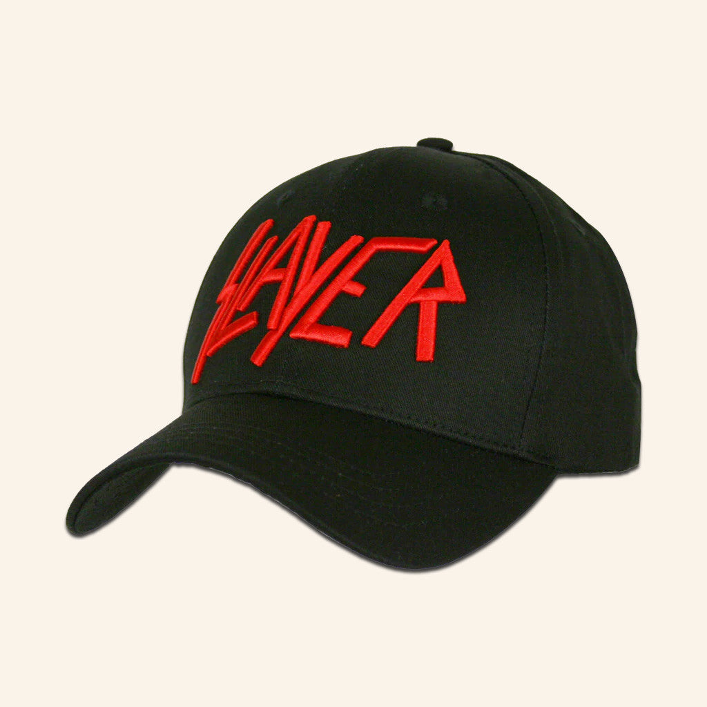 Slayer Merch Red Embroidered Logo Hat Christmas Gift Ideas For Dad - Lilybirchmarket