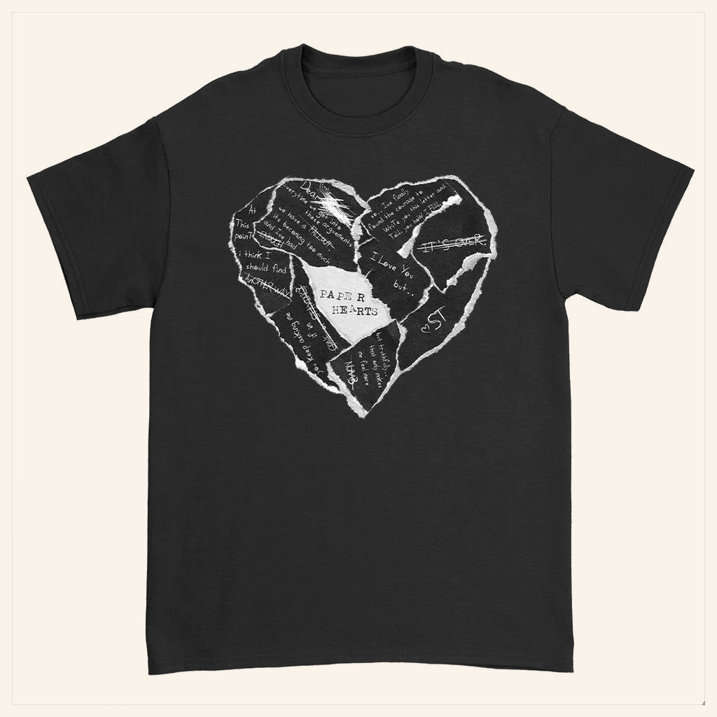 Sleep Theory Merch Paper Hearts T-Shirt Gifts For Him Her - Lily Birch Market