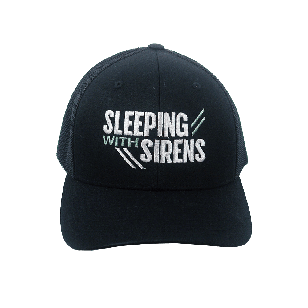 Sleeping With Sirens Merch Linear Trucker Hat Good Fathers Day Gifts - Lilybirchmarket