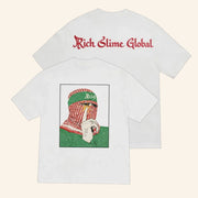 Slimesito Merch Rich Slime Global T-Shirt White Gifts For Hip Hop Lovers - Lily Birch Market