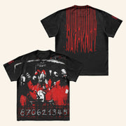 Slipknot Merch 25th Anniversary Jumbo Print T-Shirt Xmas Gifts For Fans - Lily Birch Market