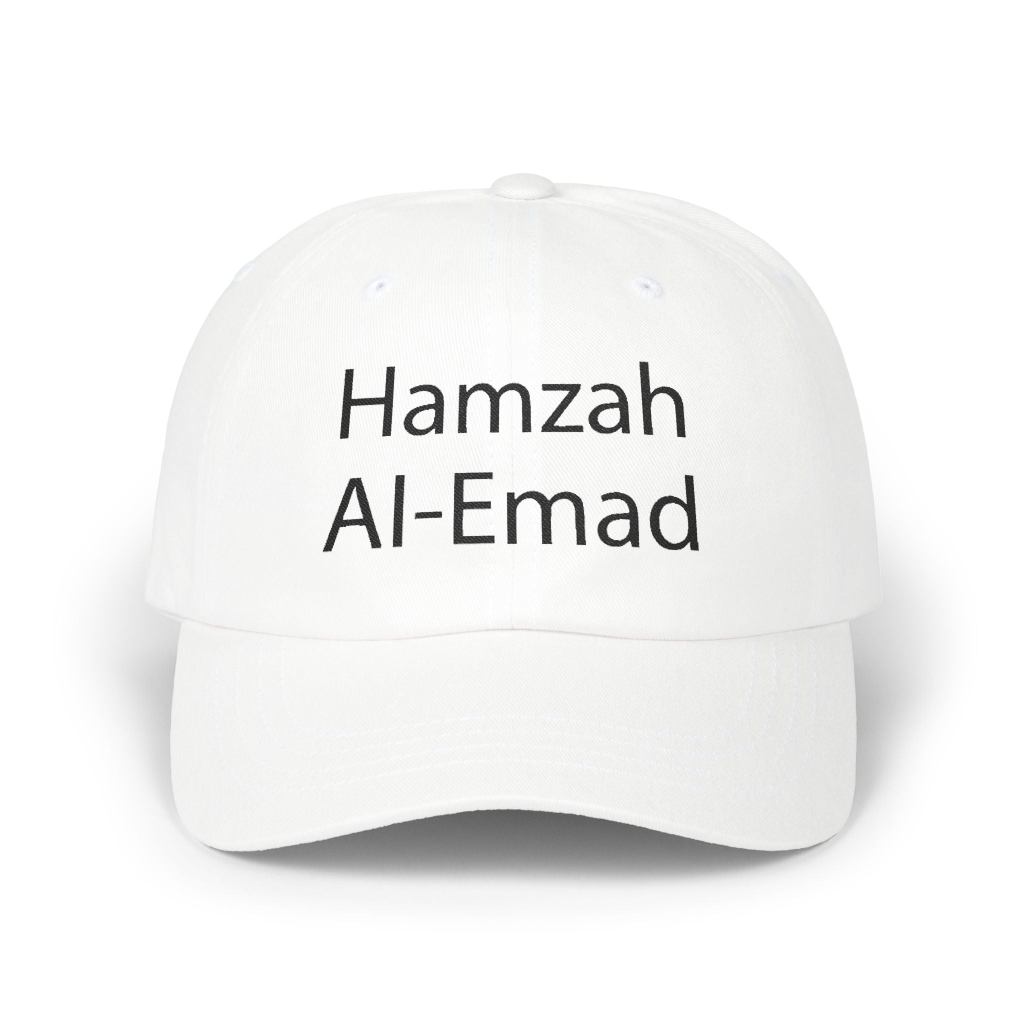 Slushy Noobz merch Hamzah Al-Emad Classic Embroidered Cap Gifts For BFF - Lilybirchmarket