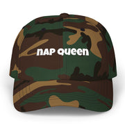 Slushy Noobz Merch Nap Queen Camo Hat Embroidered Unique Christmas Gifts For Men - Lilybirchmarket